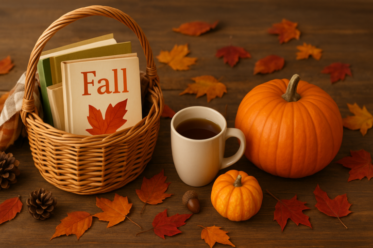 How to Create a Fall-Themed Morning Basket for Homeschool
