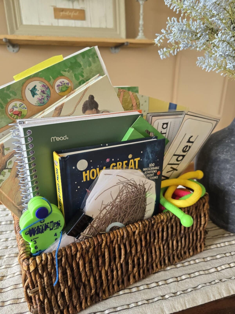 Creating a Morning Basket That Calms the Chaos